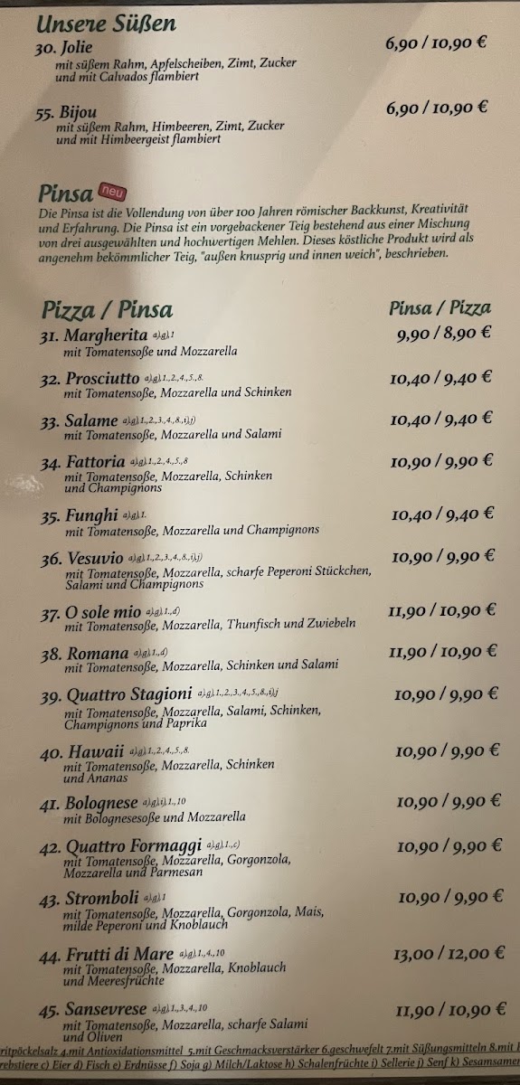 Menu Restaurant - Bistro La Brasserie-5