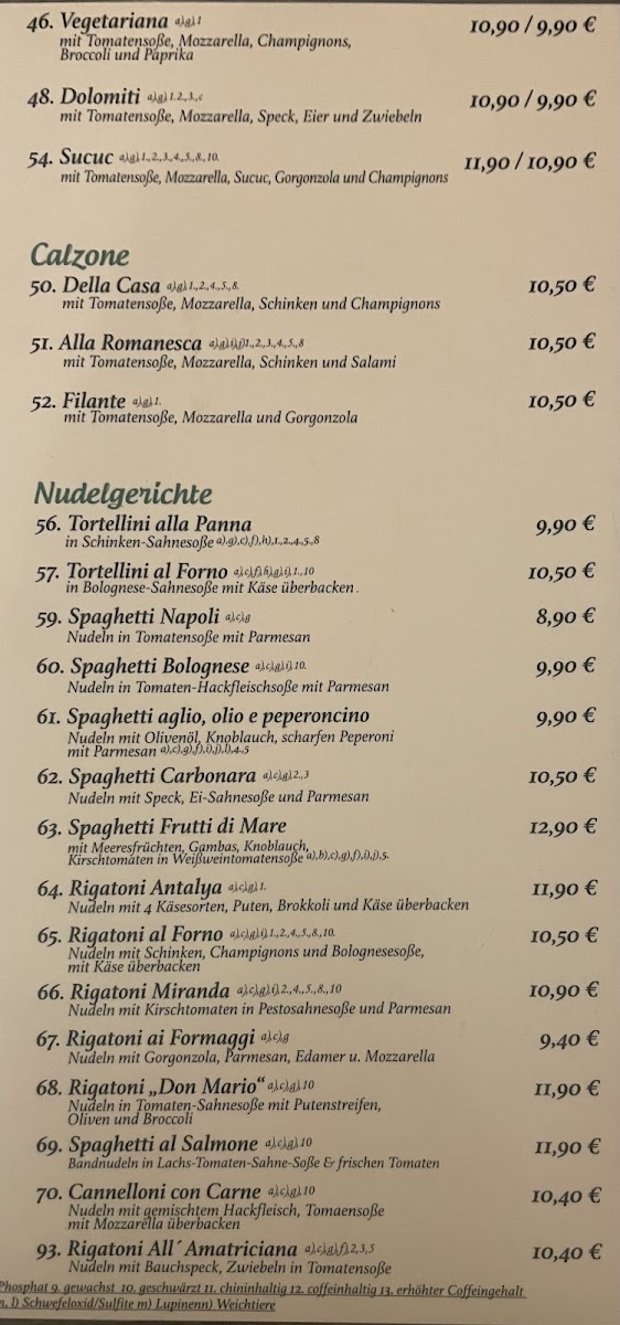 Menu Restaurant - Bistro La Brasserie-6